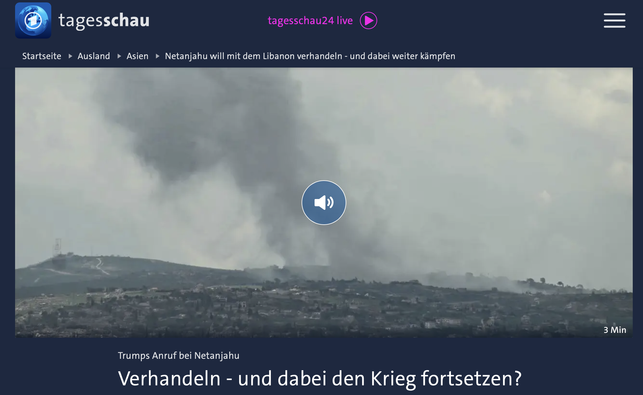 Netanjahu will mit dem Libanon verhandeln - und dabei weiter kämpfen